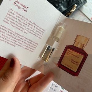 Maison Francis Kurkdijan Baccarat Rouge 540 2 samples